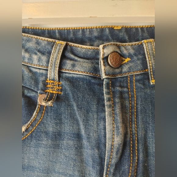 R13 Boy Skinny Garson with Half Undone Hem Size 26 - Picture 13 of 14